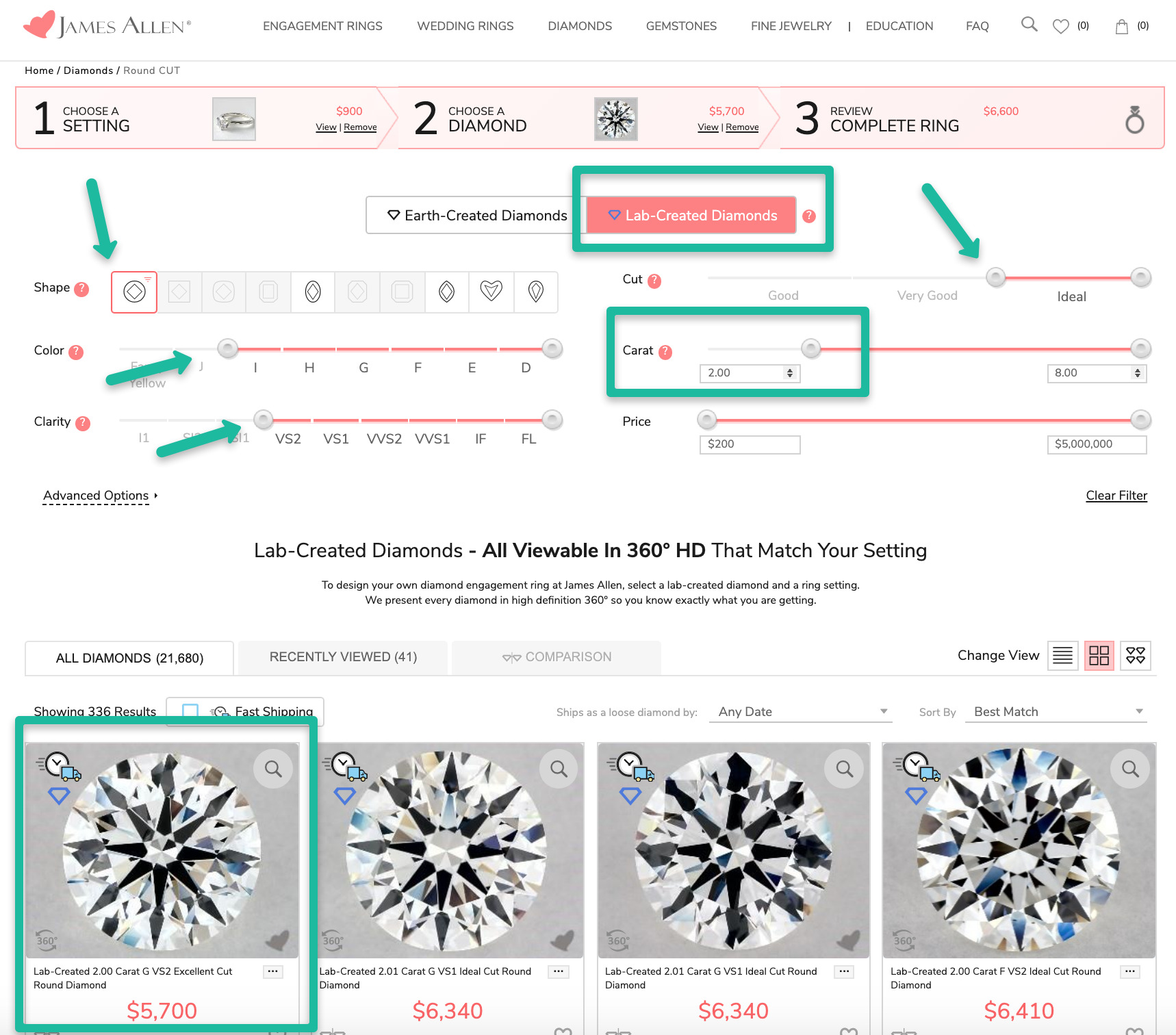 Is this classic, GIAcertified 2carat diamond 6prong solitaire ring a